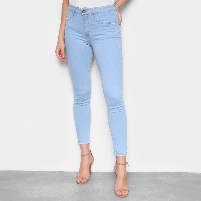 Calça Jeans Skinny Lança Perfume Diana Feminina - Azul